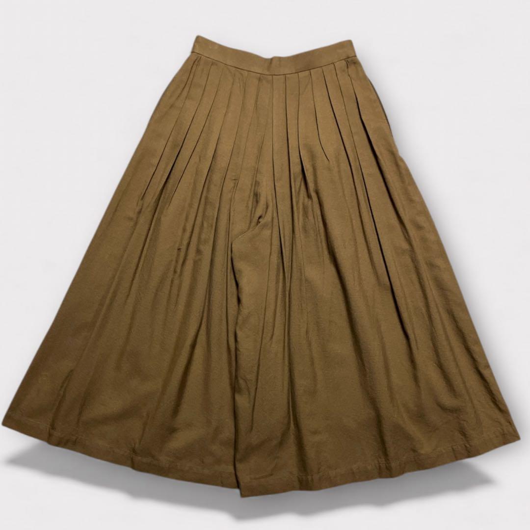 美品✨ミナペルホネン chiaro プリーツパンツ ロング ガウチョ