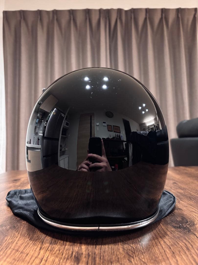 【NoBudz】スペースヘルメット ブラック　オーシャンビートル