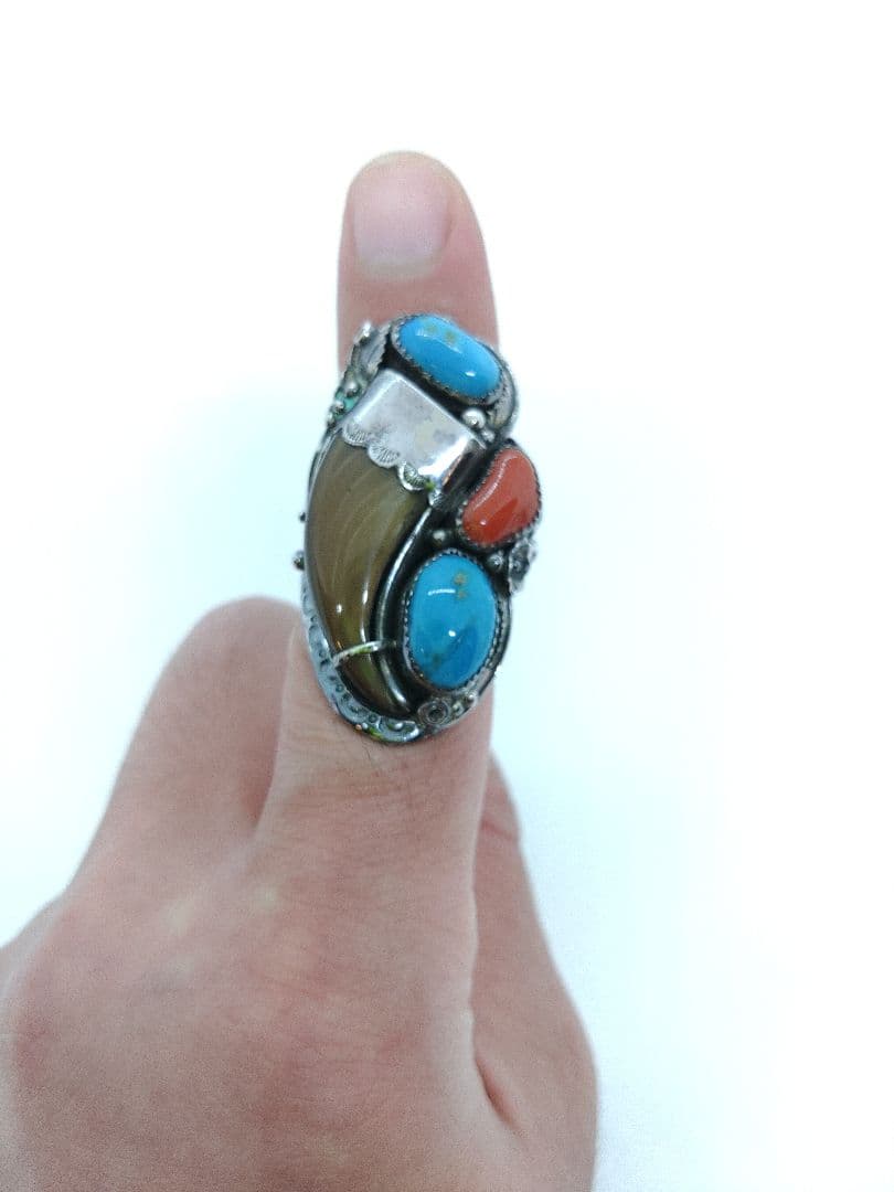 インディアンジュエリー　20号　ナバホ　シルバー