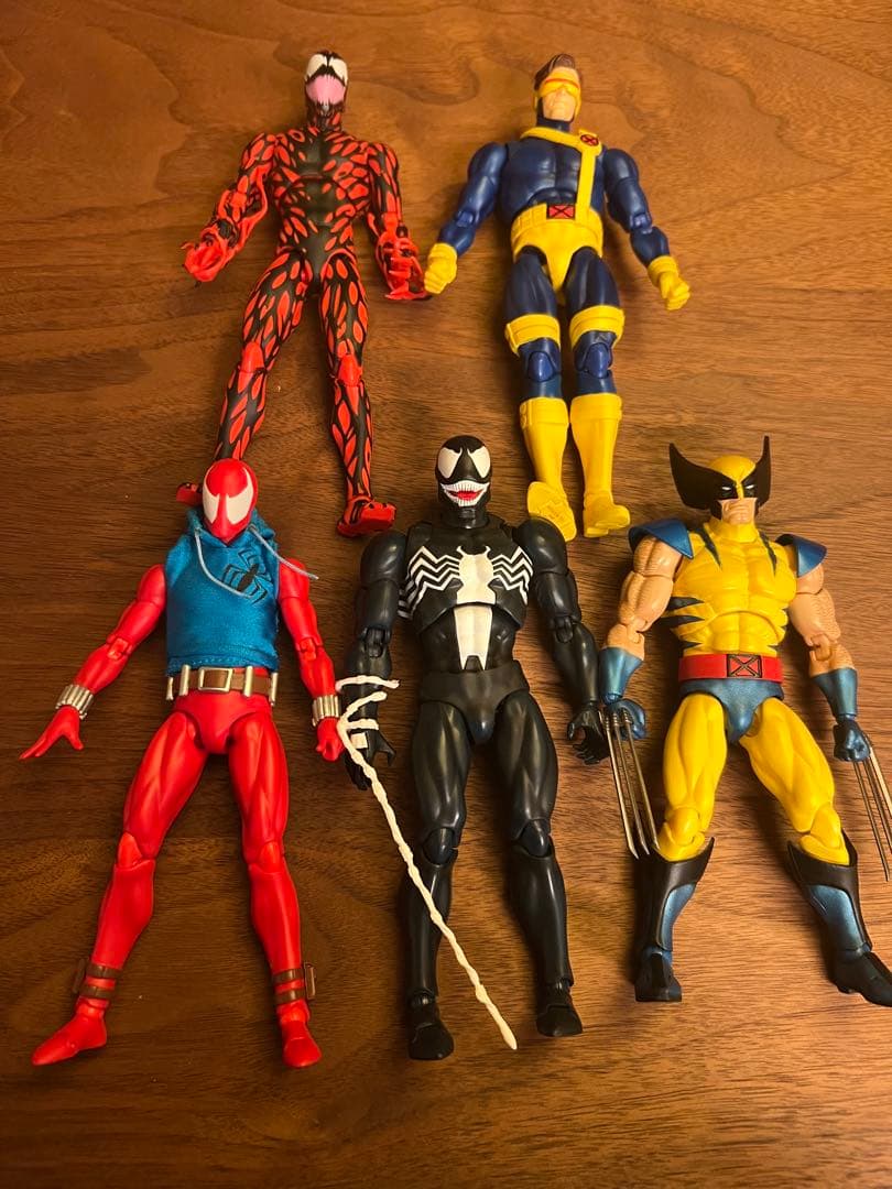 MAFEX スパイダーマン＆X-MEN 5体セット+おまけ