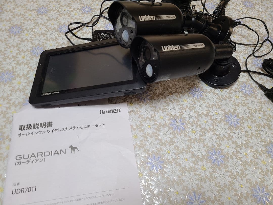 防犯カメラ　ユニデン ガーディアン ワイヤレス[カメラ×2・モニター×1]