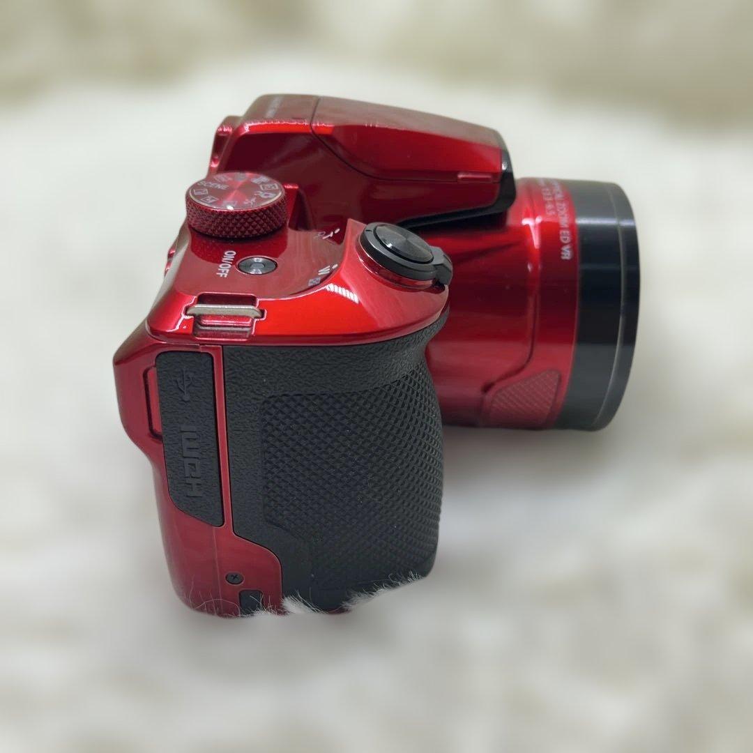 極美品　Nikon COOLPIX B600 ニコン デジタルカメラ レッド