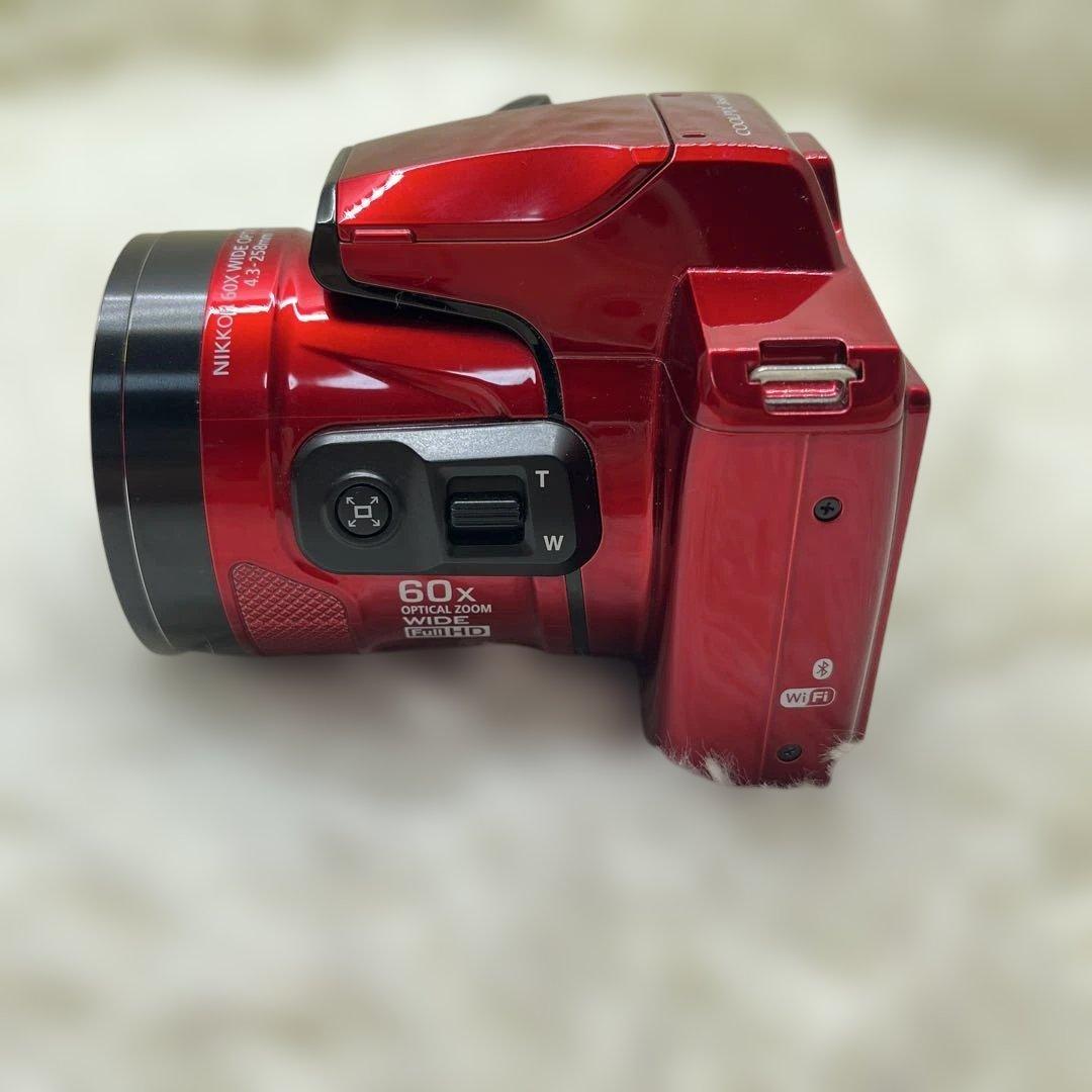 極美品　Nikon COOLPIX B600 ニコン デジタルカメラ レッド