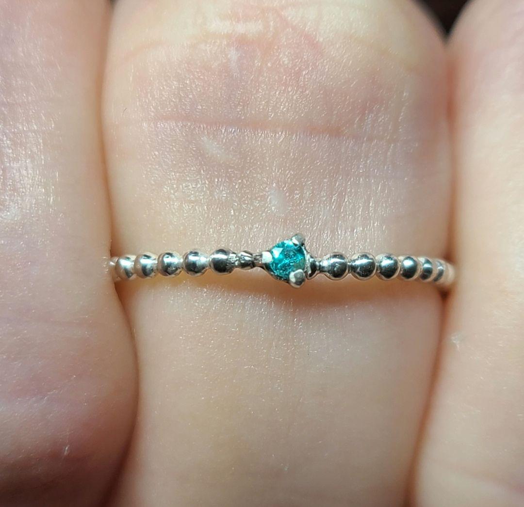 ★ブラジルバターリャパライバトルマリンSVポン・デ・リング★