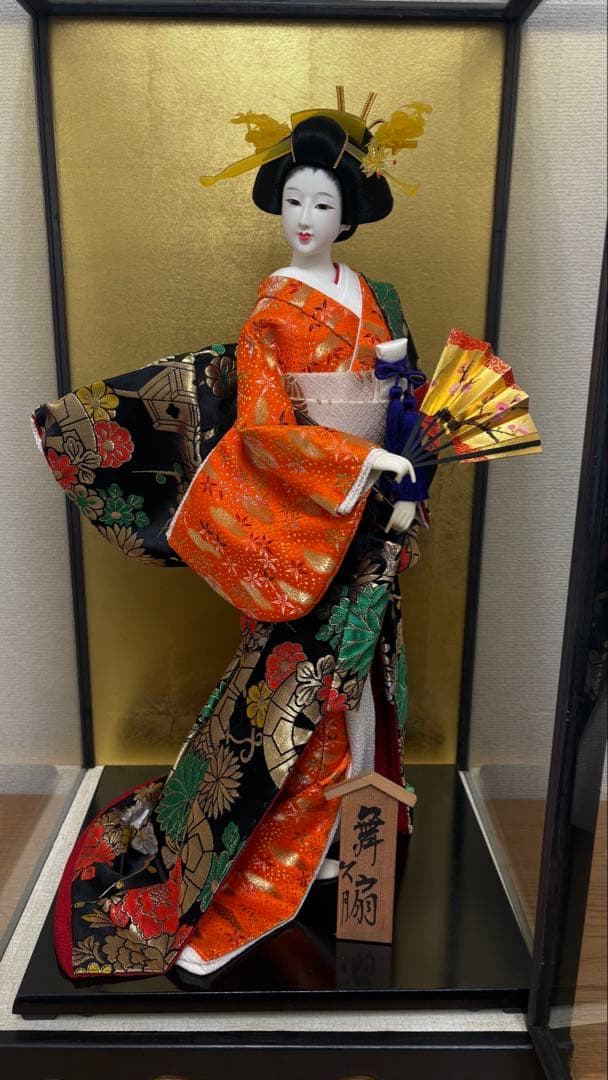 久月 日本人形 舞扇