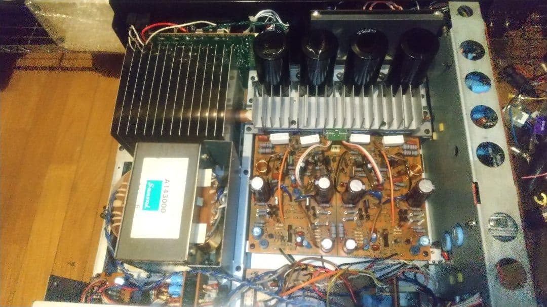 SANSUI AU-D707F ブラック ステレオプリメインアンプ メンテ施工済