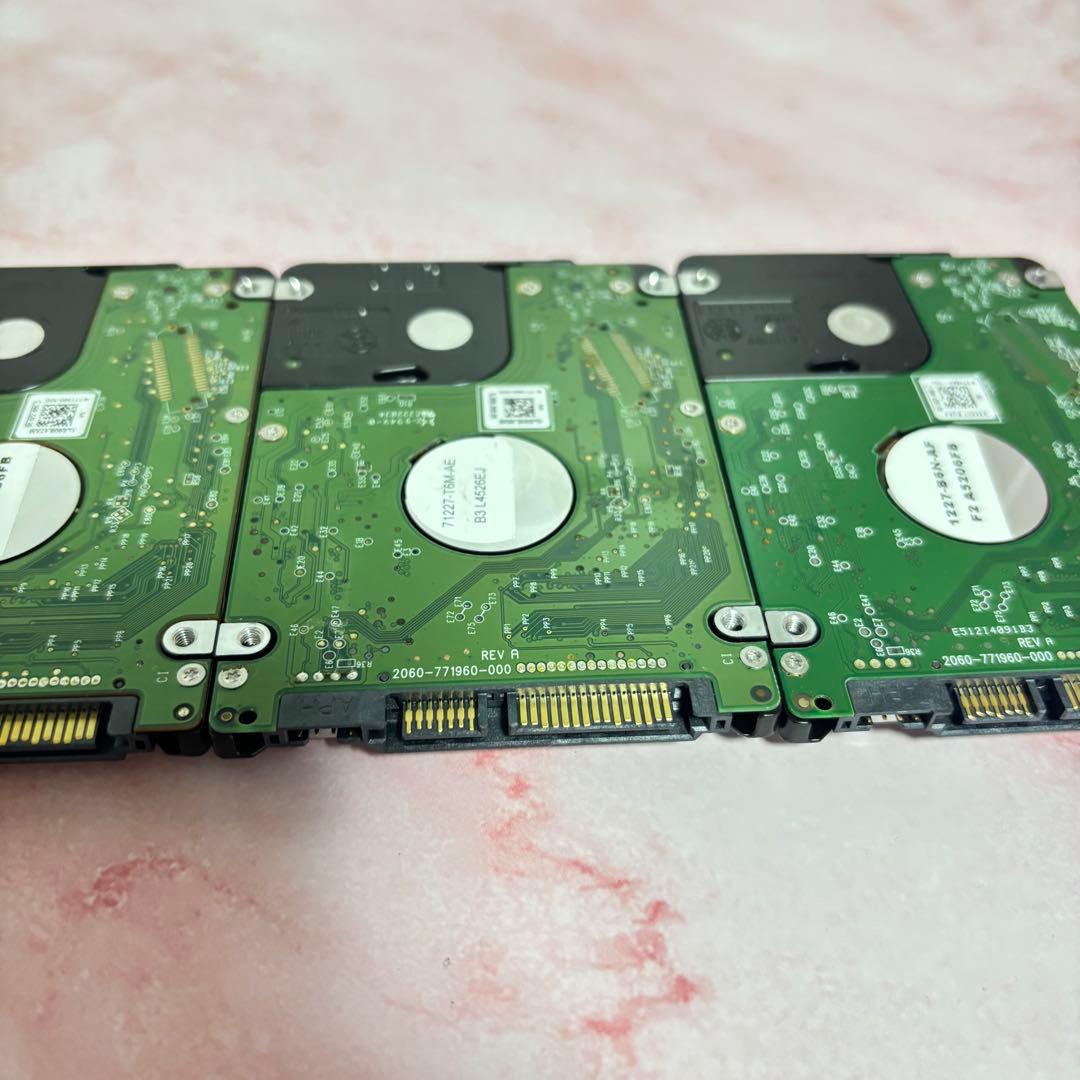 【1TB】【Western Digital製 統一】★2.5インチ★内臓HDD★