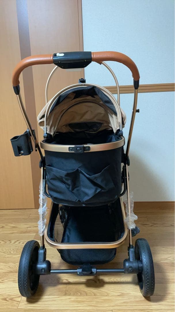 犬猫用ペットカート　折り畳み可、取り外し可