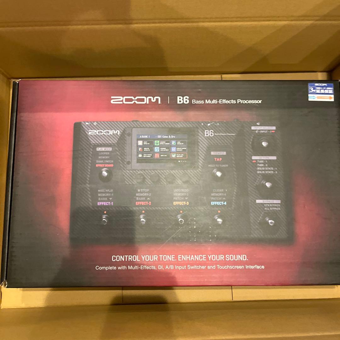 ZOOM B6 ベースマルチエフェクター　要説明欄確認