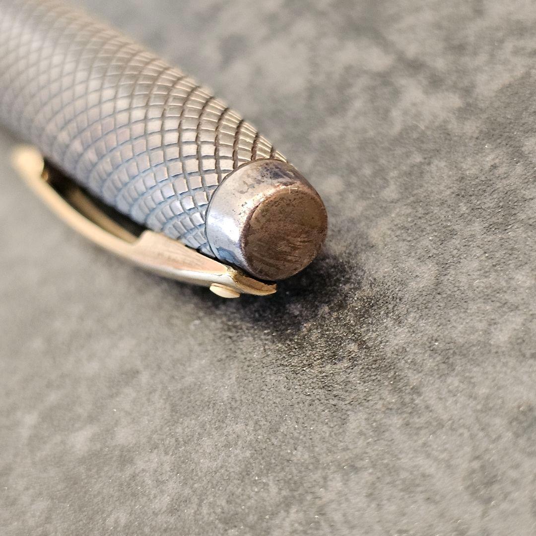 SHEAFFERヴィンテージ万年筆　14金　スターリングシルバー