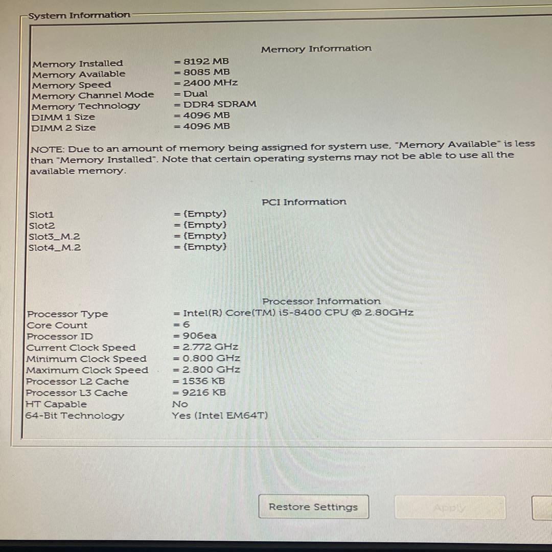 第8世代！Core i5！DELL OptiPlex 3060本体のみジャンク品
