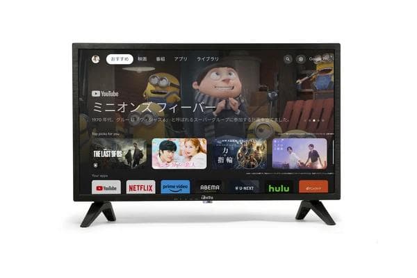 24型ハイビジョンチューナーレススマートTV　OS搭載　スマートテレビ