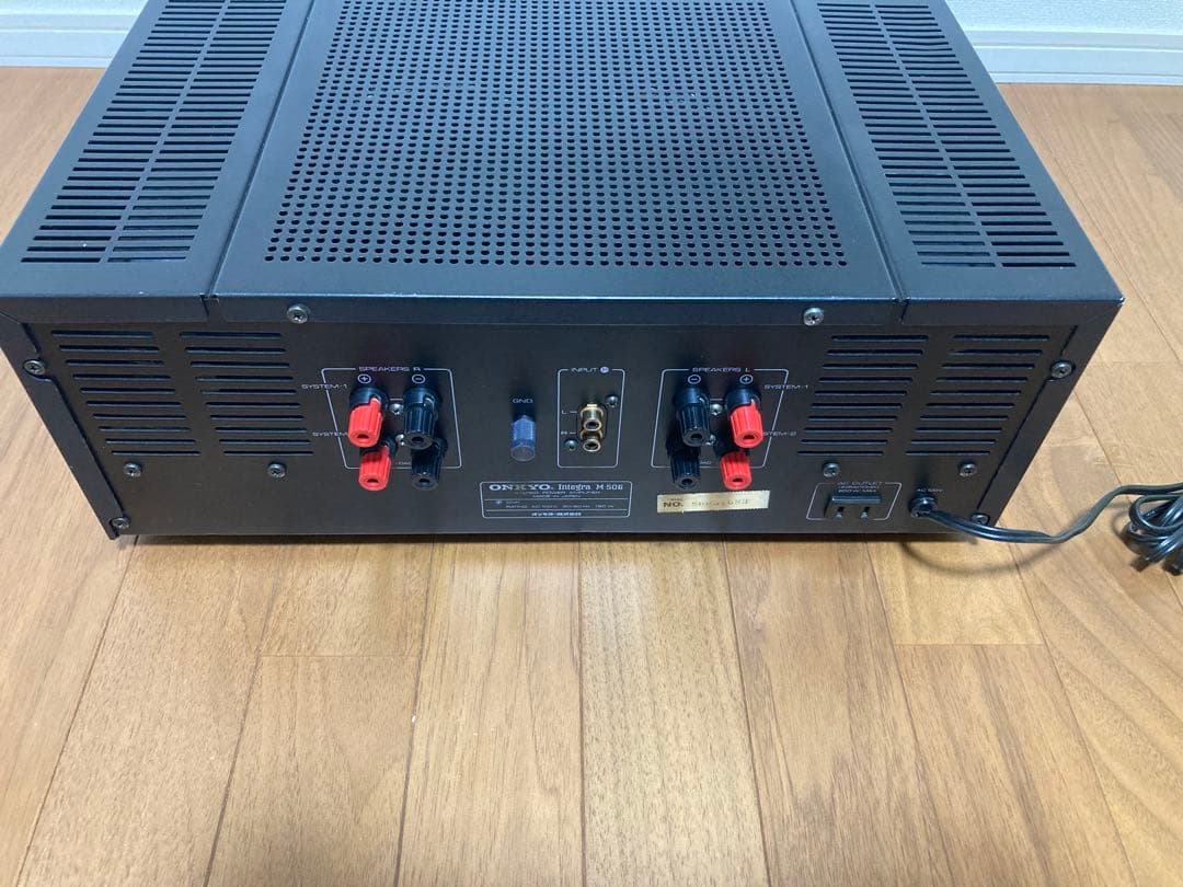 『美品』Onkyo M-506 パワーアンプ