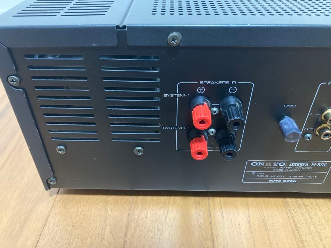 『美品』Onkyo M-506 パワーアンプ