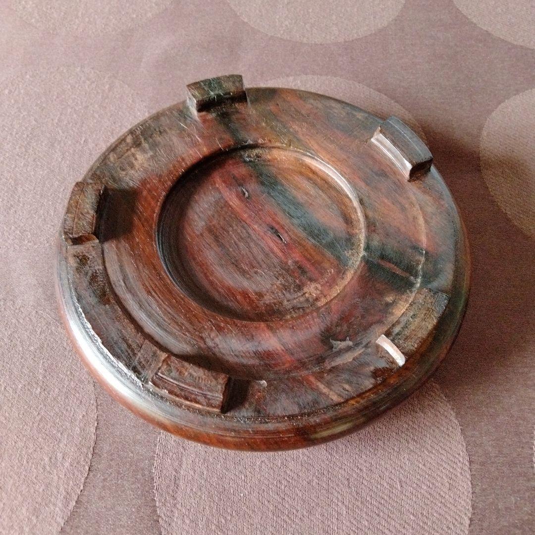 中国骨董陶磁器を乗せる安定した鑑賞台、台座最高級天然紫壇細工精製高級感のあるもの