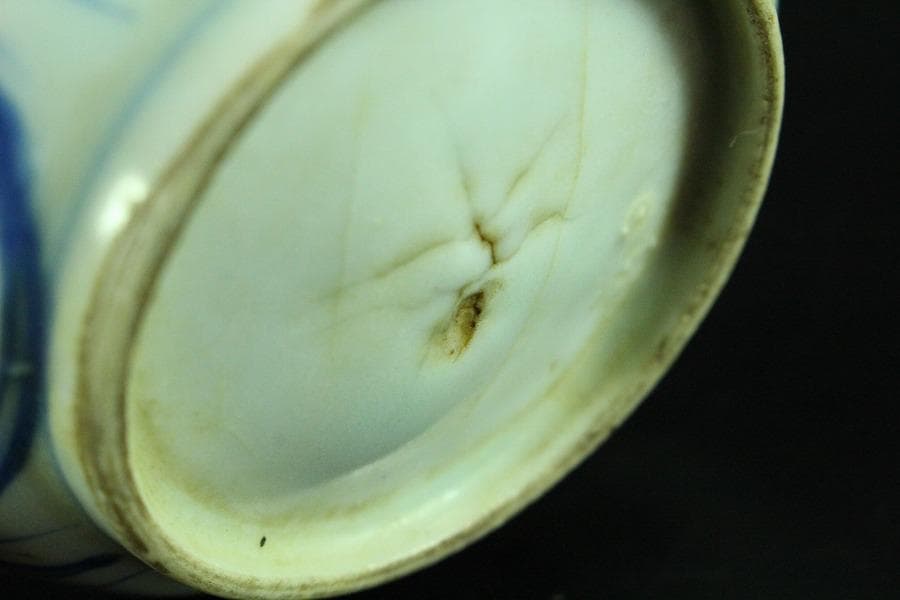 中国美術 染付 芙蓉手 碗 揃 五件(K-XA690)