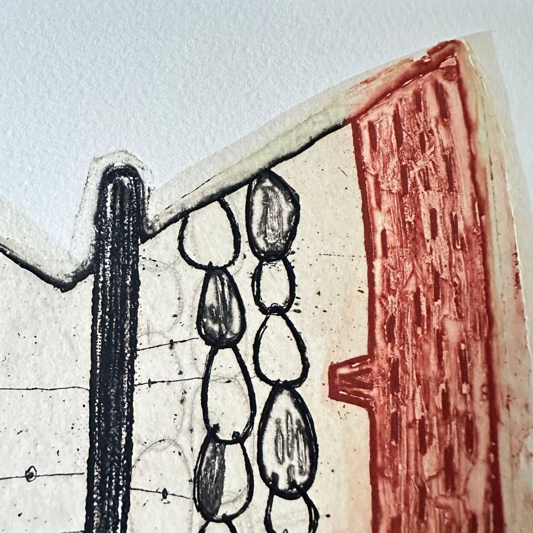 2120様感謝‼️花に蝶‼️アンドー・ヒロミ「POLLEN」限定銅版画署名