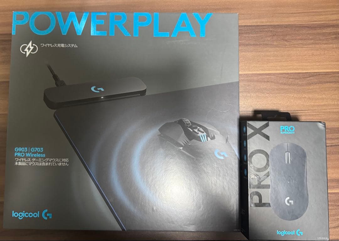 PRO X SUPERLIGHTとG-PMP-001 POWERPLAYのセット