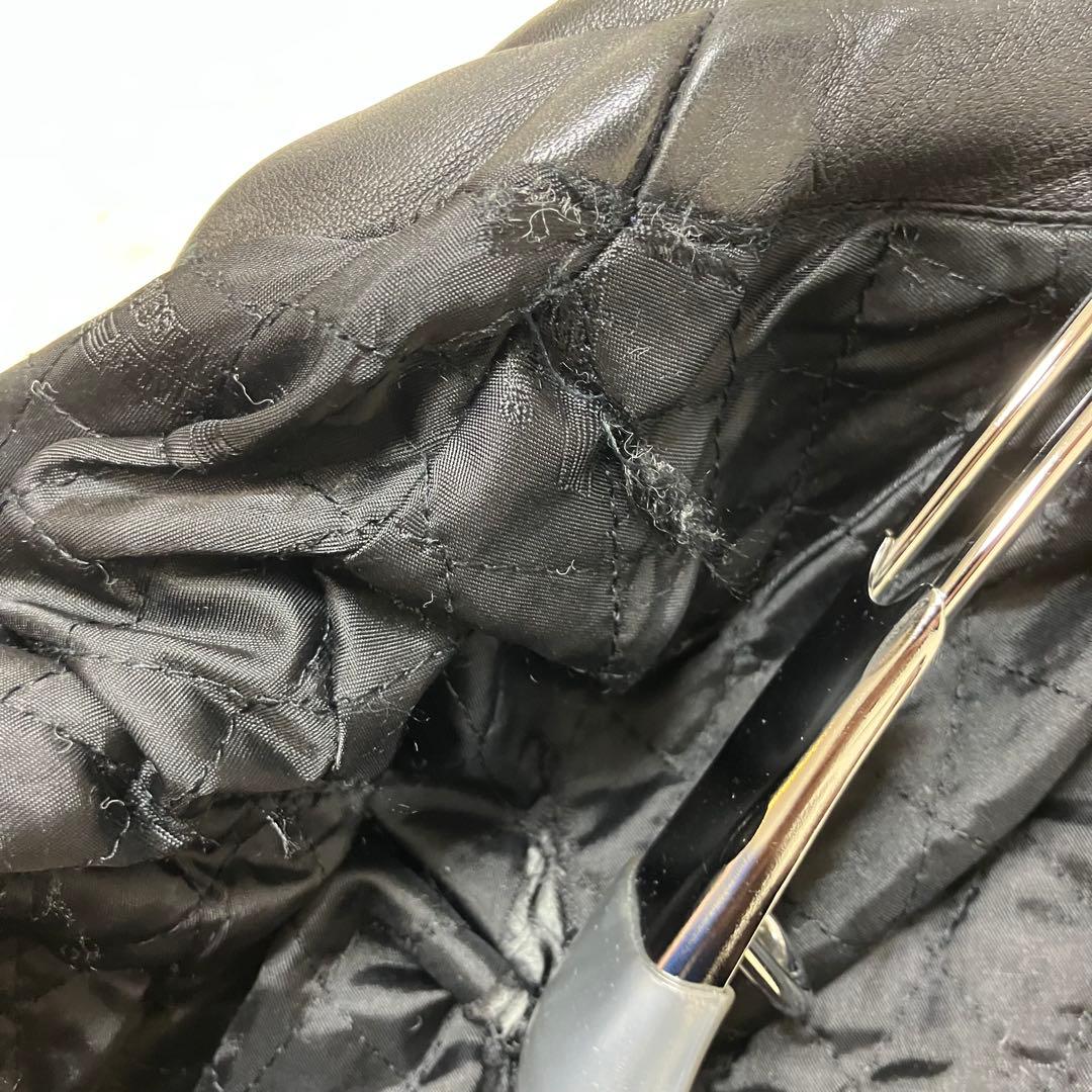 ハーレーダビッドソン 裏地キルティング 本革 肉厚 レザージャケット ライダース