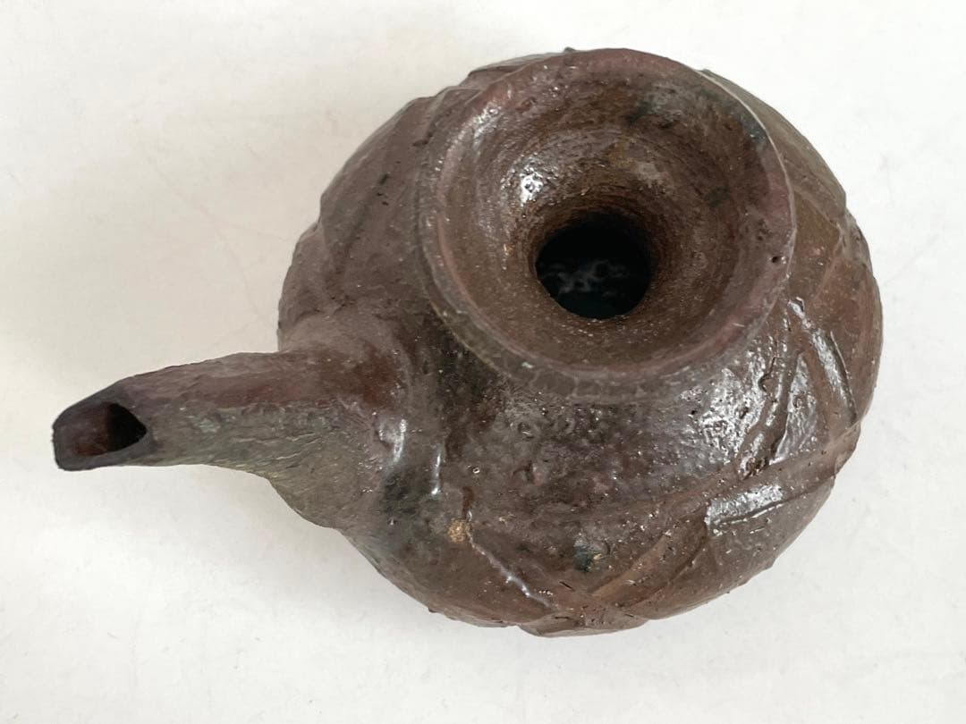 陶芸家　國吉清尚　カラカラ　水注　徳利　酒器　　焼締　徳利