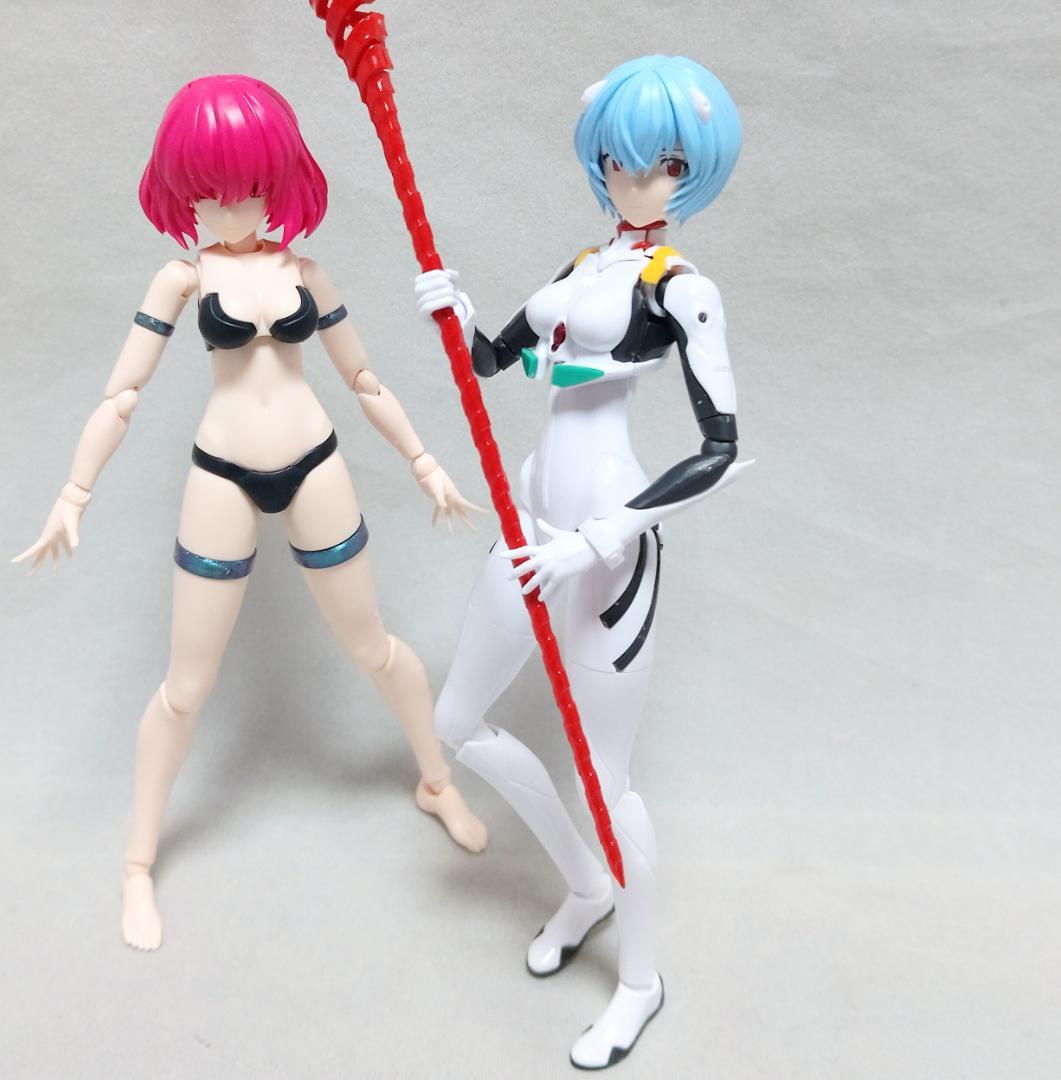 2体セット 完成品 30MP 綾波レイ(プラグスーツVer.) 組立て済