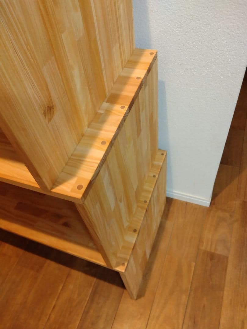 木製　ハンドメイド　オーダー　コの字　テーブル　サイドテーブルラック　カウンター