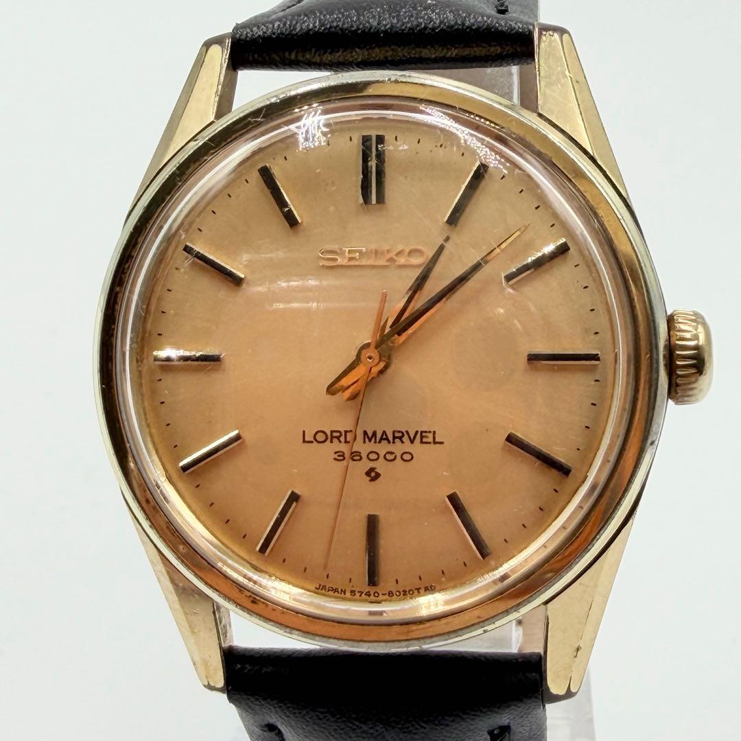 【稼動 新品ベルト】SEIKO ロードマーベル 手巻き 36000 メンズ時計
