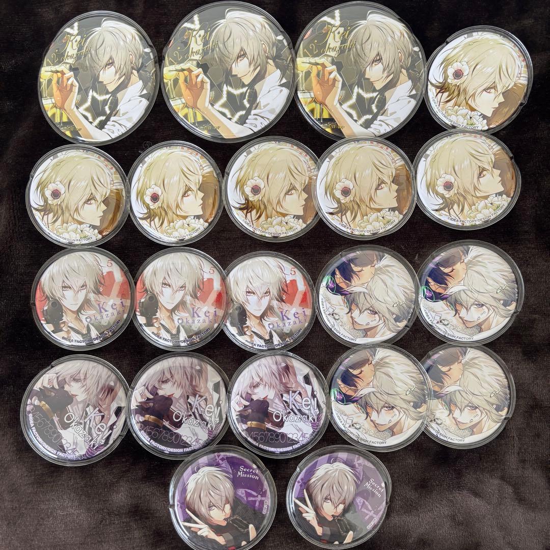 カラマリ　岡崎契　缶バッジ　21個