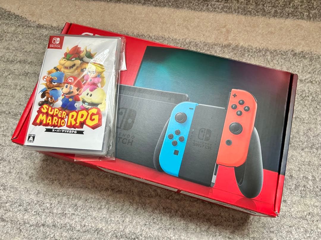 Nintendo Switch ネオンブルー/ネオンレッド 本体とソフト