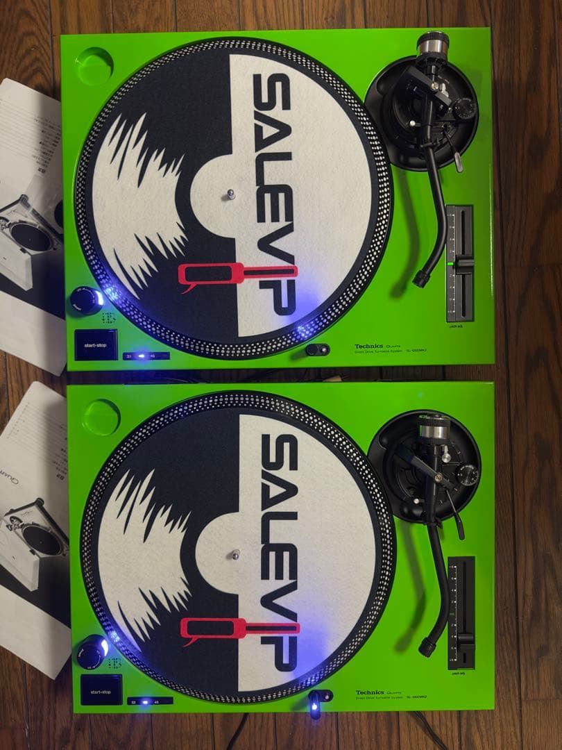 Technics SL-1200MK2 カスタム ターンテーブル2台