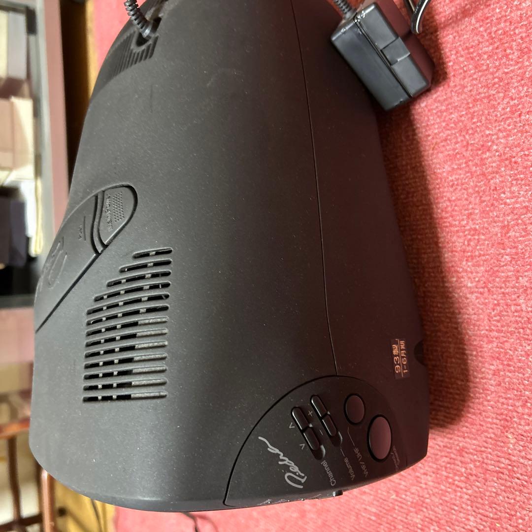 激レア　小型TV パナソニック　カラーテレビ　TH-8U4 ブラック