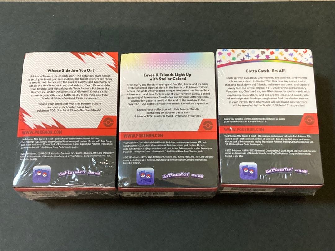 ポケモンカード　英語版　bundle box 未開封　シュリンク付き　3セット