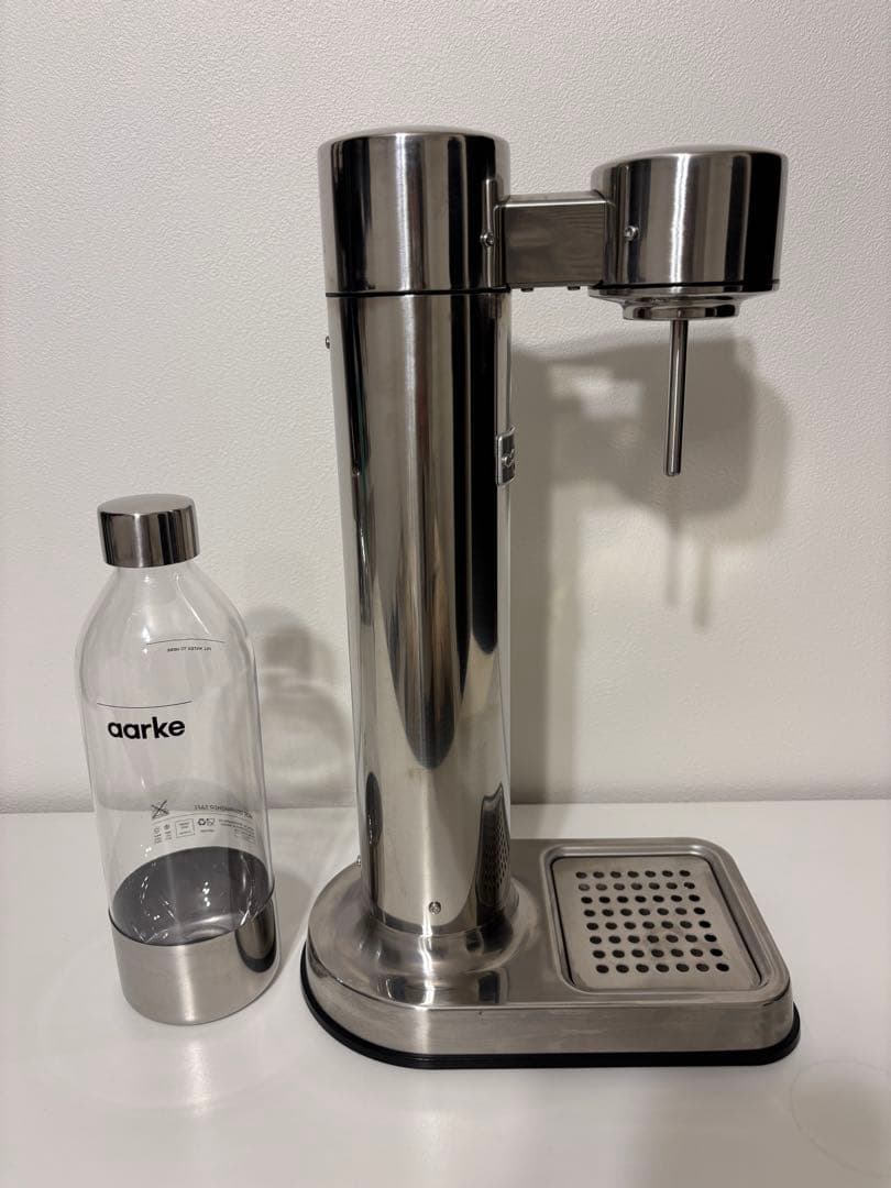 aarke ステンレススチール 炭酸水メーカー ボトル付き