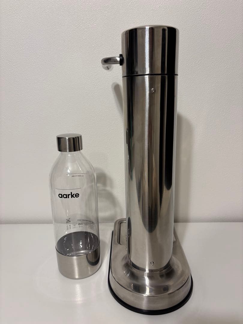 aarke ステンレススチール 炭酸水メーカー ボトル付き
