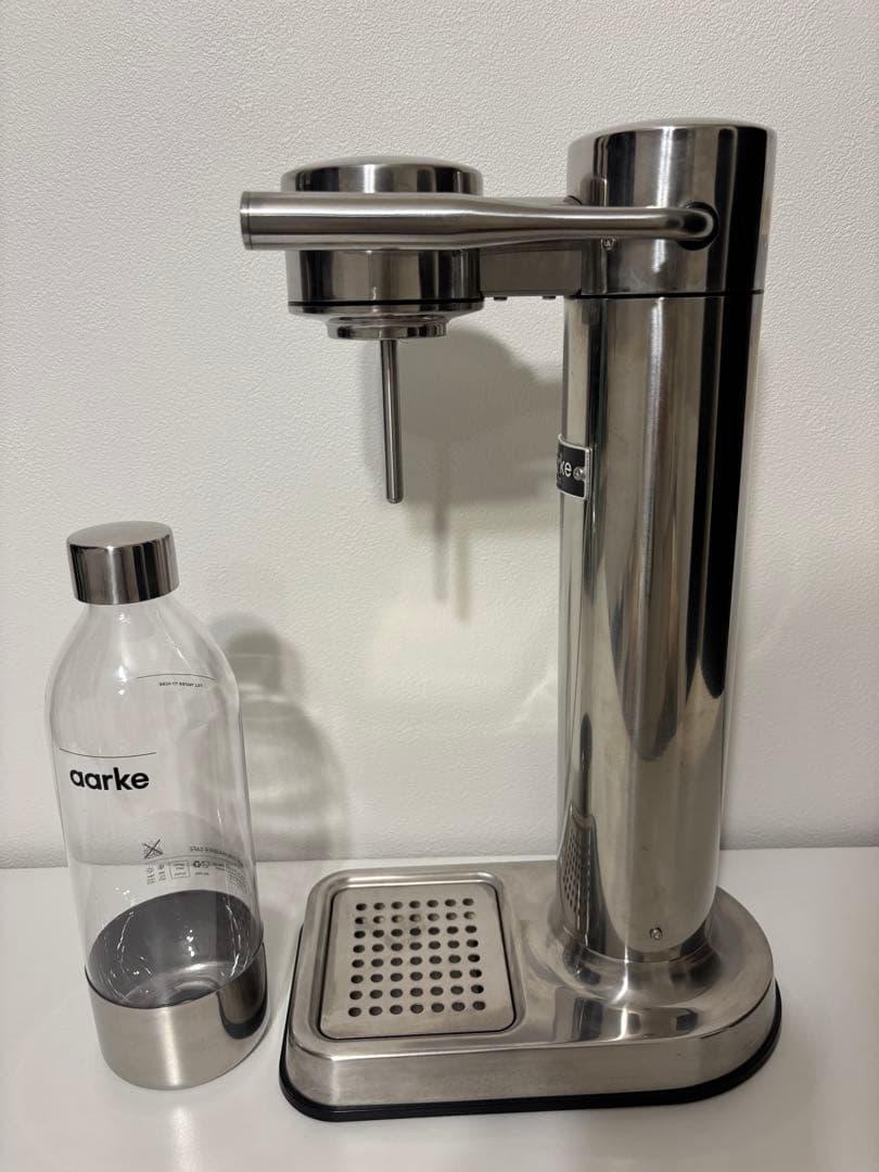 aarke ステンレススチール 炭酸水メーカー ボトル付き