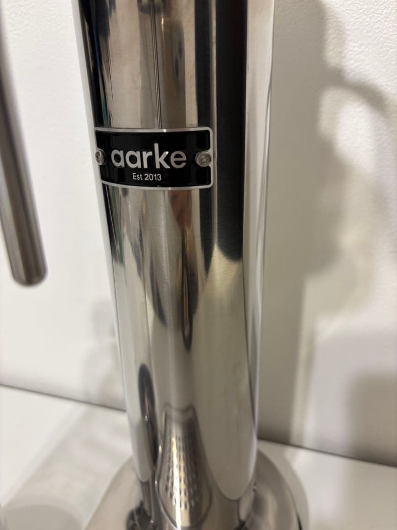 aarke ステンレススチール 炭酸水メーカー ボトル付き