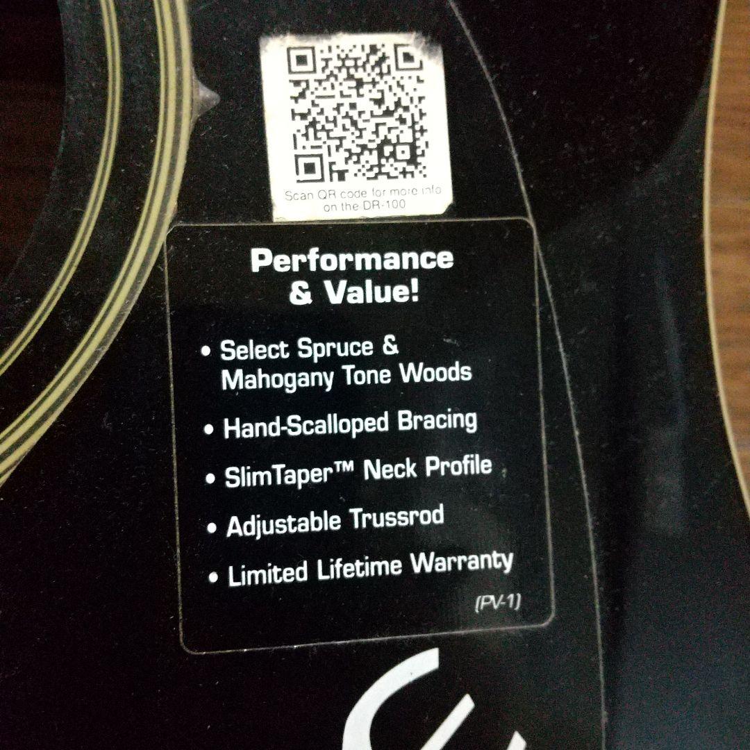 Epiphone アコースティックギター ブラック