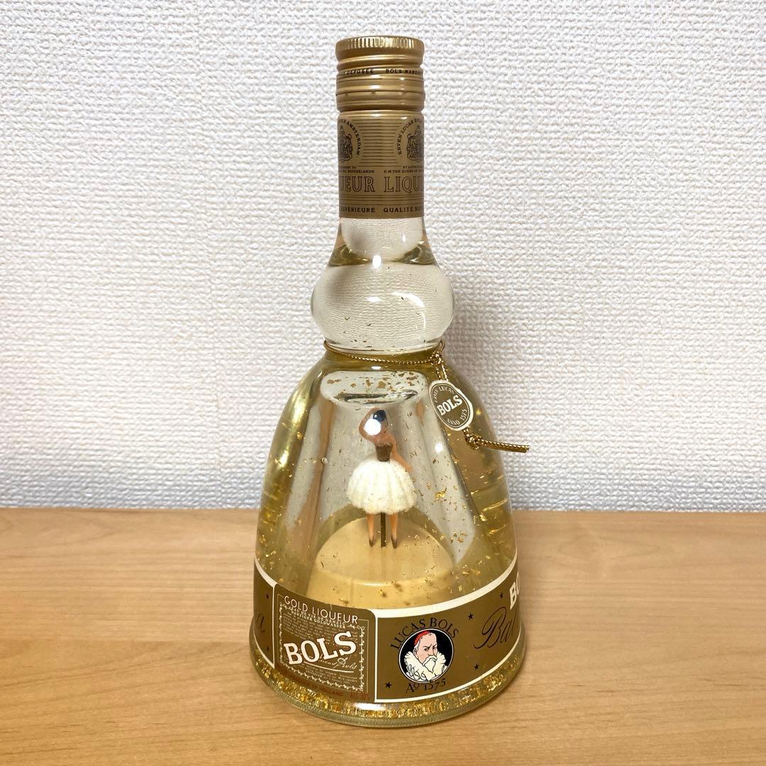 ①【希少】BOLS バレリーナ リキュール　未開栓 オルゴール動作確認　箱あり