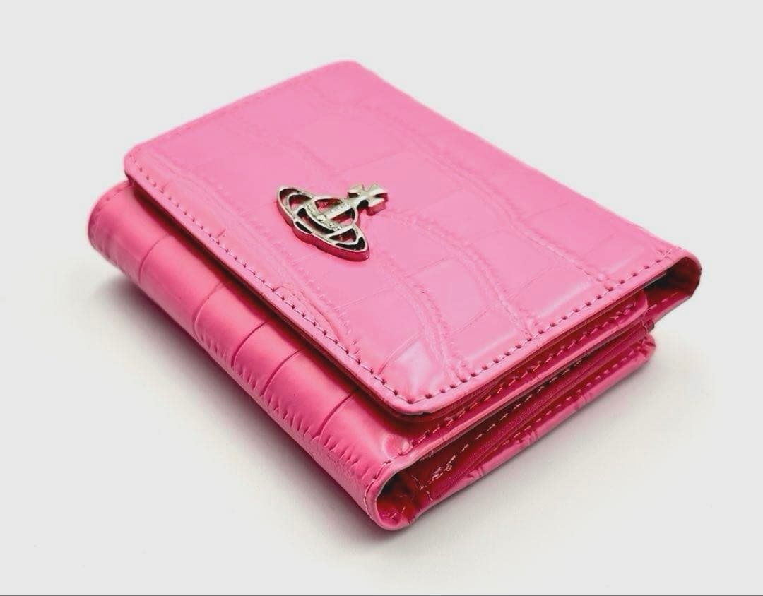 【新品✦希少カラー】Vivienne Westwood 三つ折り財布 ピンク
