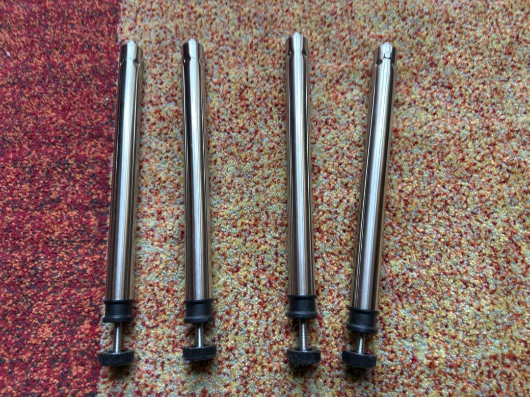  peak igt フレーム4ユニット30脚　ステンボックス✖︎2 セット