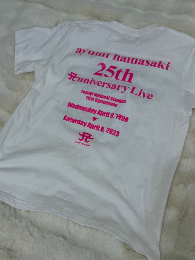 【美品】浜崎あゆみ25周年 25th Anniversary Live Tシャツ