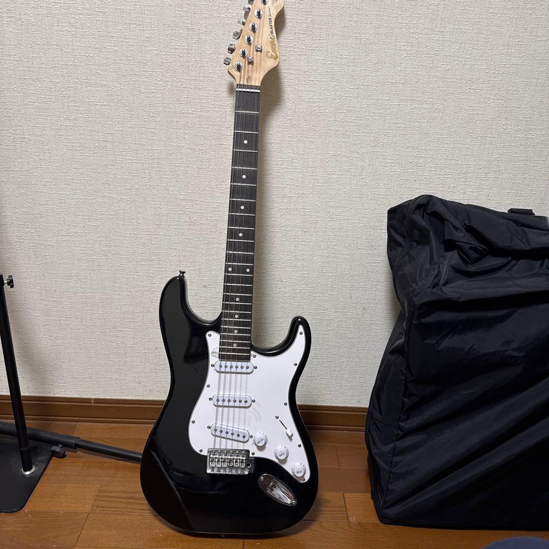 E60BLK エレキギター ブラック ストラトキャスタータイプ