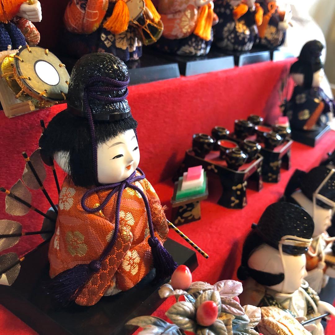 ★ブルートパーズ★　ひな人形　七段飾り　勇宝作