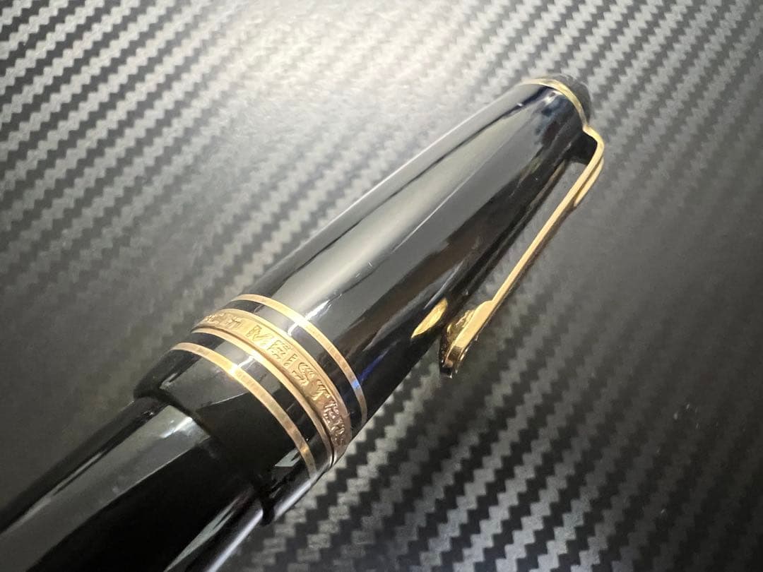 モンブラン マイスターシュテュック 146 14C 全金 万年筆 F 細字