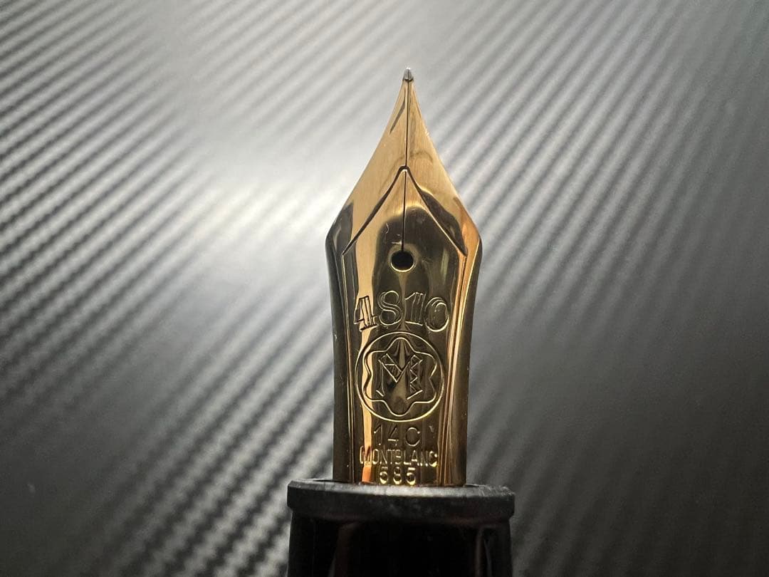 モンブラン マイスターシュテュック 146 14C 全金 万年筆 F 細字