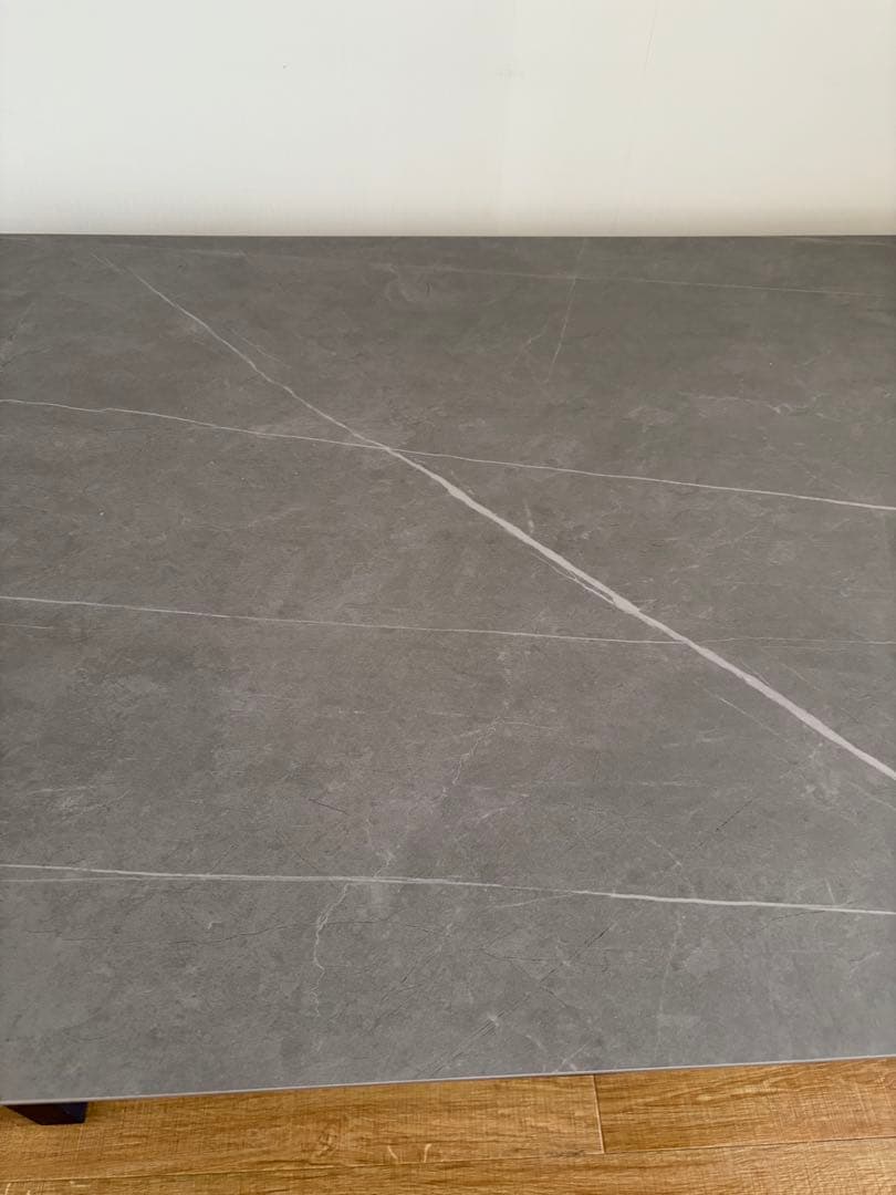 送料込み　ダイニングテーブル 140 長方形 セラミックテーブル