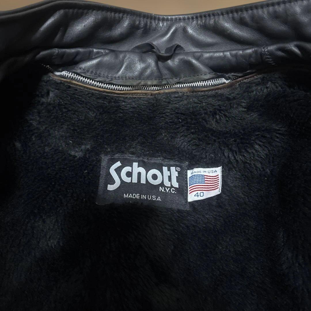 美品‼️schott641 40インチシングルライダース