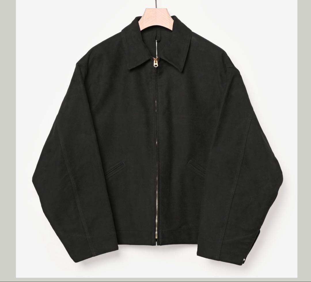 25aw COMOLI モールスキンジップショートジャケット