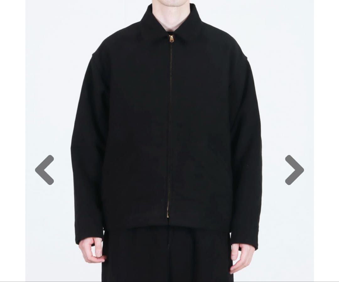 25aw COMOLI モールスキンジップショートジャケット