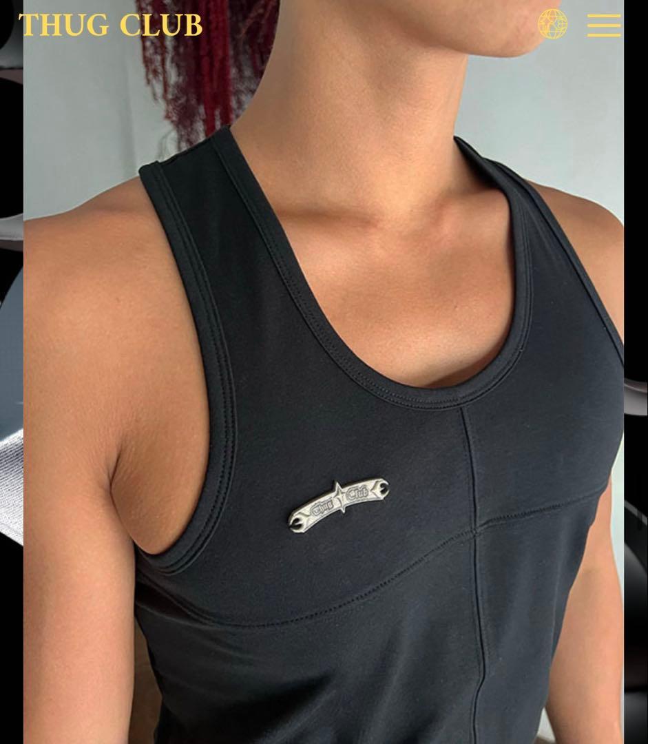 【新品未使用】THUG CLUB サグクラブタンクトップ ブラック 2サイズ